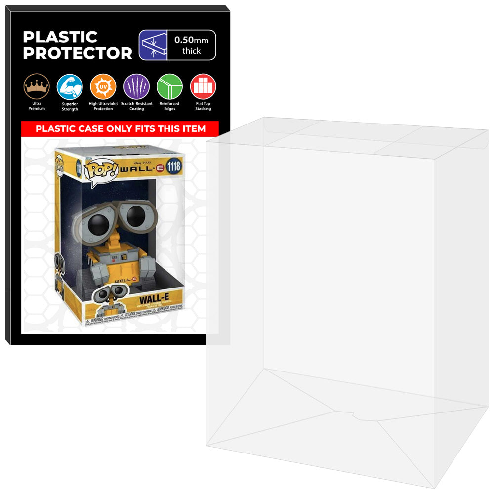 Pop Protector for 10 inch Wall-E #1118 Jumbo Funko Pop on The Protector Guide App by Display Geek