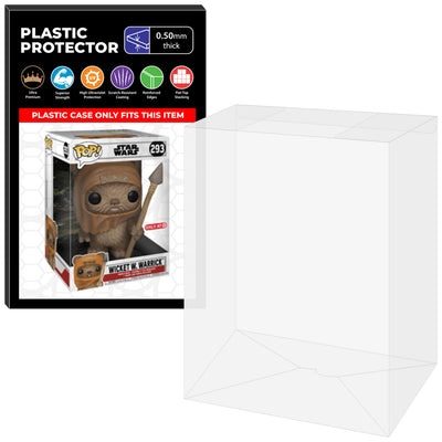 Pop Protector for 10 inch Wicket W. Warrick #293 Jumbo Funko Pop on The Protector Guide App by Display Geek