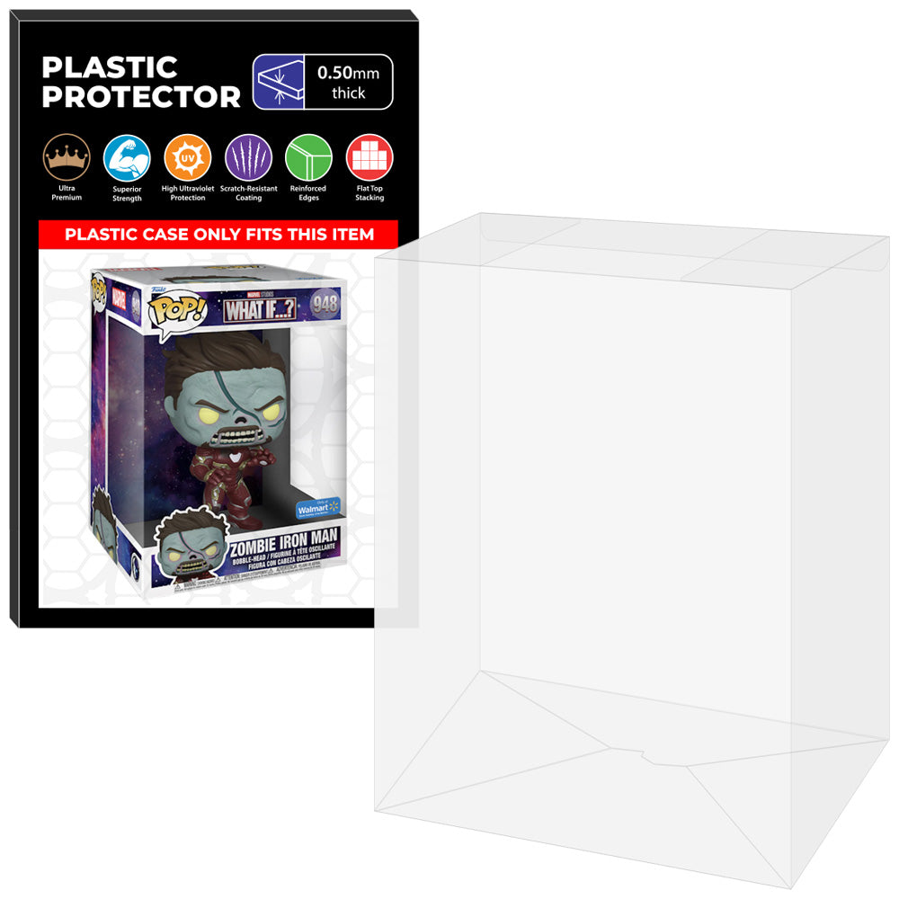 Pop Protector for 10 inch Zombie Magneto #697 Jumbo Funko Pop