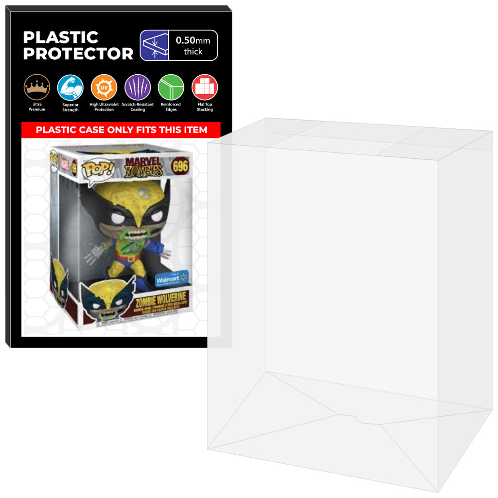 Pop Protector for 10 inch Zombie Wolverine #696 Jumbo Funko Pop on The Protector Guide App by Display Geek