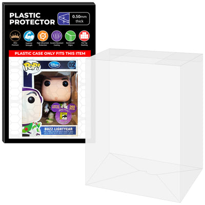 Pop Protector for 9 inch Giant Buzz Lightyear Metallic D23 Expo Funko Pop on The Protector Guide App by Display Geek