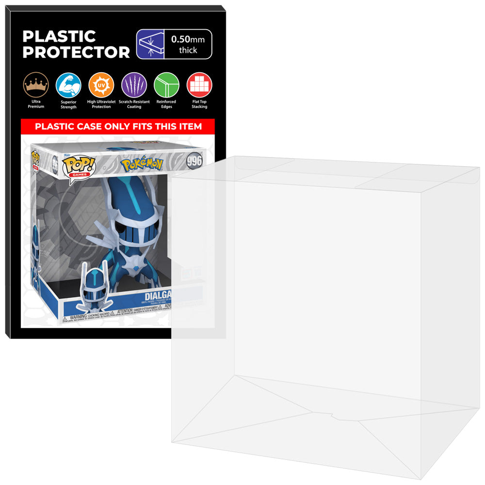 Pop Protector for 10 inch Dialga NYCC #996 Jumbo Funko Pop on The Protector Guide App by Display Geek