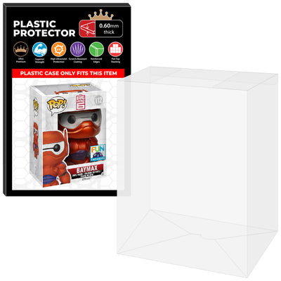 Pop Protector for 6 inch Baymax Armored Metallic #112 Super Funko Pop on The Protector Guide App by Display Geek