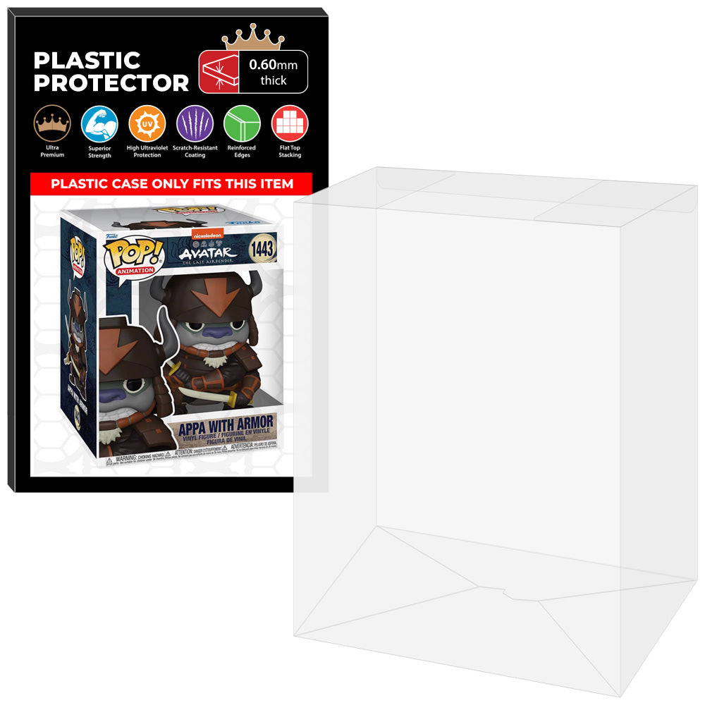 Pop Protector for 6 inch Appa with Armor #1443 Super Funko Pop on The Protector Guide App by Display Geek