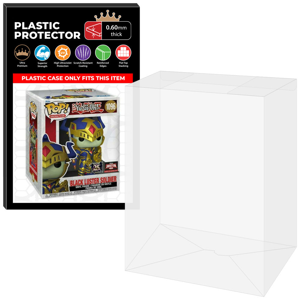 Pop Protector for 6 inch Black Luster Soldier #1096 Super Funko Pop on The Protector Guide App by Display Geek