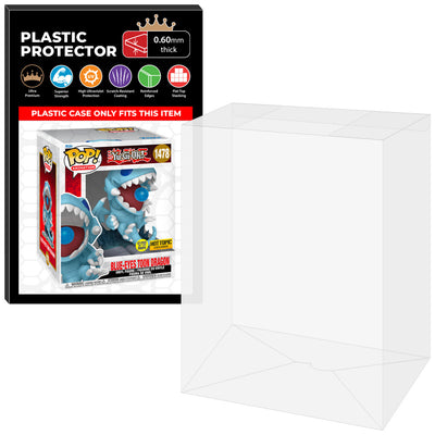 Pop Protector for 6 inch Blue-Eyes Toon Dragon Glow #1478 Super Size Funko Pop on The Protector Guide App by Display Geek