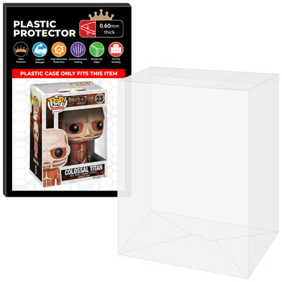 Pop Protector for 6 inch Attack on Titan Colossal Titan #23 Super Size Funko Pop on The Protector Guide App by Display Geek