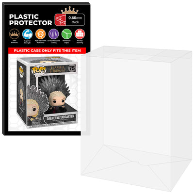 Pop Protector for 6 inch Daenerys Targaryen Iron Throne #75 Super Funko Pop on The Protector Guide App by Display Geek