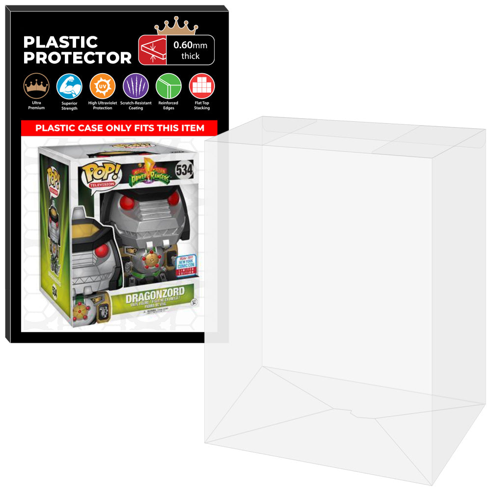 Pop Protector for 6 inch Dragonzord NYCC #534 Super Funko Pop on The Protector Guide App by Display Geek