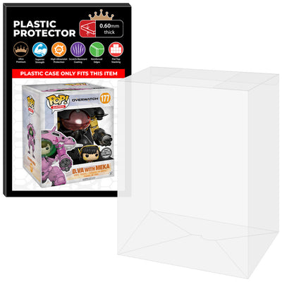 Pop Protector for 6 inch D.Va with MEKA Carbon Fiber #177 Super Funko Pop on The Protector Guide App by Display Geek