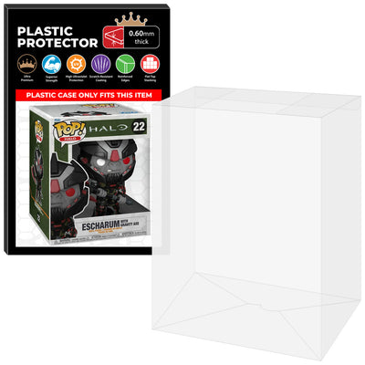 Pop Protector for 6 inch Escharum with Gravity Axe #22 Super Funko Pop on The Protector Guide App by Display Geek