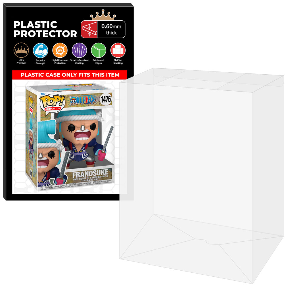 Pop Protector for 6 inch One Piece Franosuke in Wano Outfit #1449 Super Size Funko Pop on The Protector Guide App by Display Geek