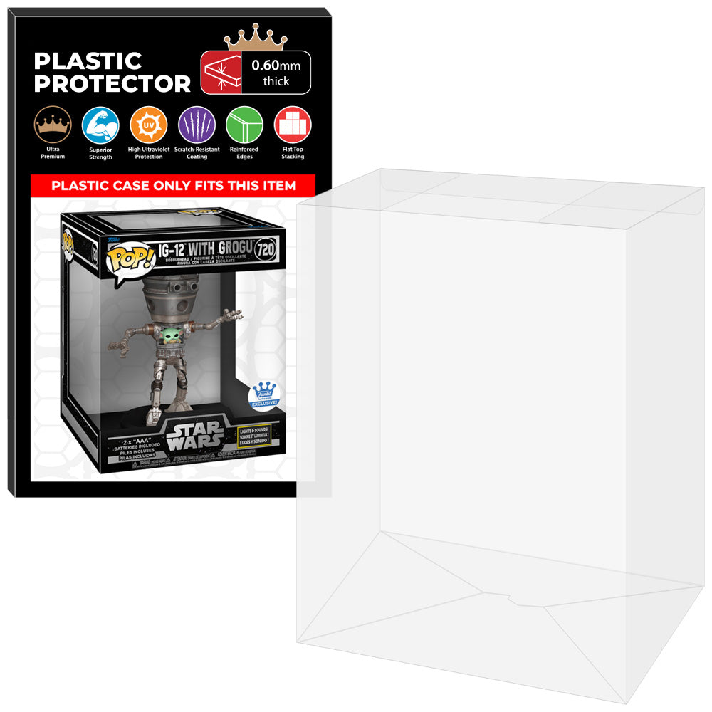 Pop Protector for 6 inch IG-12 with Grogu #720 Super Funko Pop