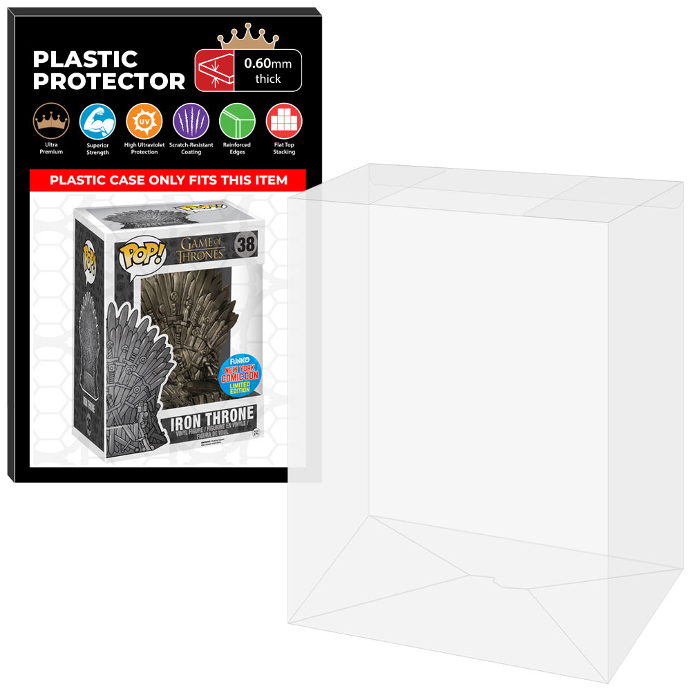 Pop Protector for 6 inch Iron Throne NYCC #38 Super Funko Pop