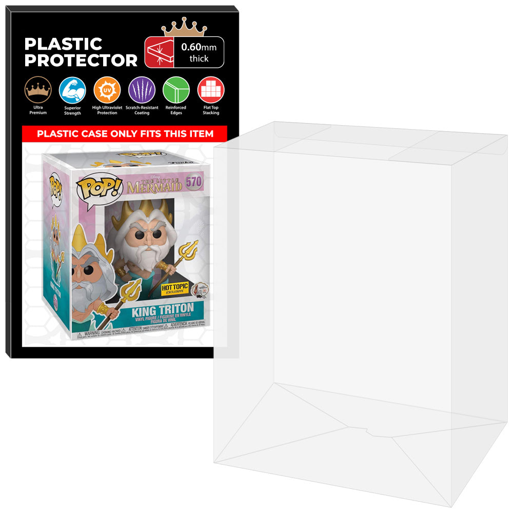 Pop Protector for 6 inch King Triton #570 Super Funko Pop