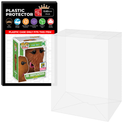 Pop Protector for 6 inch Mr. Snuffleupagus Flocked SDCC #05 Super Funko Pop