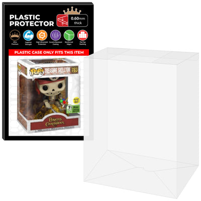 0.60mm UV Pop Protector for 6 inch Treasure Skeleton Glow ECCC #783 Super Funko Pop on The Protector Guide App by Display Geek
