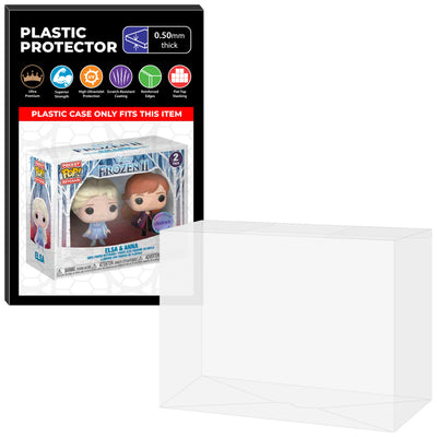 Pop Protector for Frozen 2 Elsa & Anna Funko 2 Pack Pocket Pop Keychains