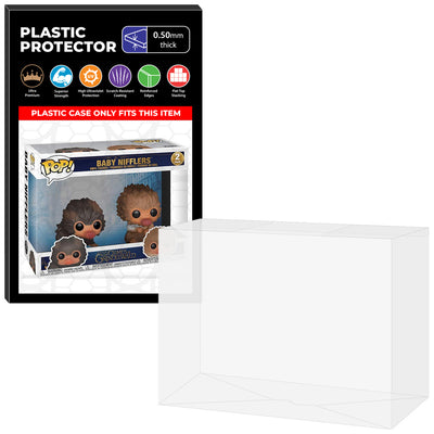 Pop Protector for 2 Pack Baby Nifflers Brown & Tan Funko Pop on The Protector Guide App by Display Geek