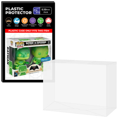 Pop Protector for 2 Pack Batman vs Superman Dawn of Justice Glow Funko Pop on The Protector Guide App by Display Geek