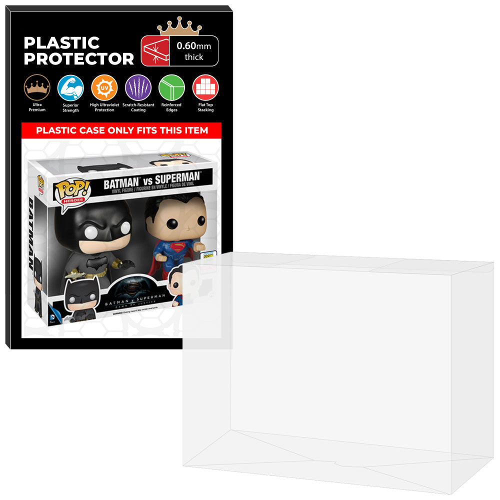 Pop Protector for 2 Pack Batman vs Superman Dawn of Justice SDCC Funko Pop