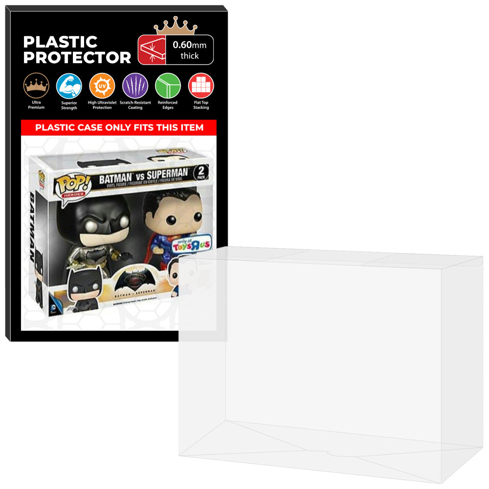 Pop Protector for 2 Pack Batman vs Superman Dawn of Justice SDCC Funko Pop