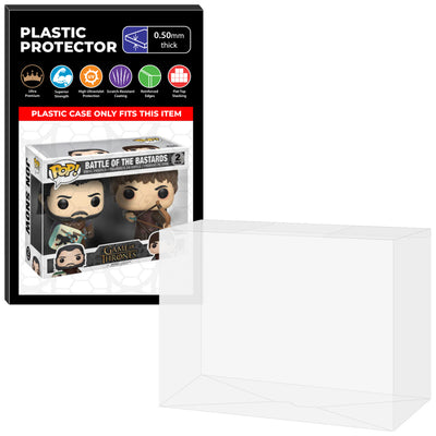 Pop Protector for 2 Pack Battle of the Bastards Funko Pop on The Protector Guide App by Display Geek