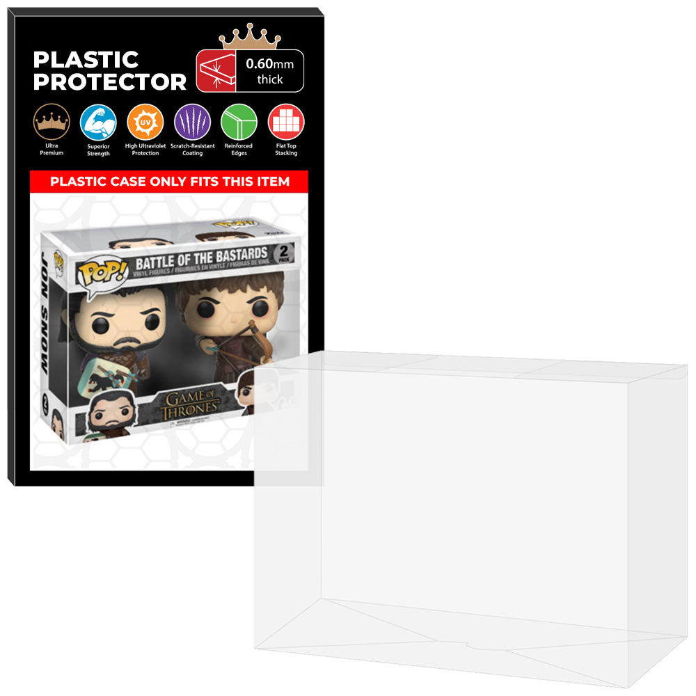 Pop Protector for 2 Pack Battle of the Bastards Funko Pop