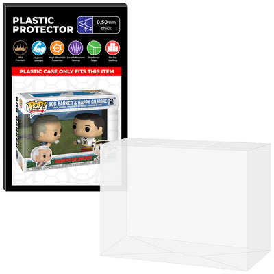 Pop Protector for 2 Pack Bob Barker & Happy Gilmore Funko Pop on The Protector Guide App by Display Geek