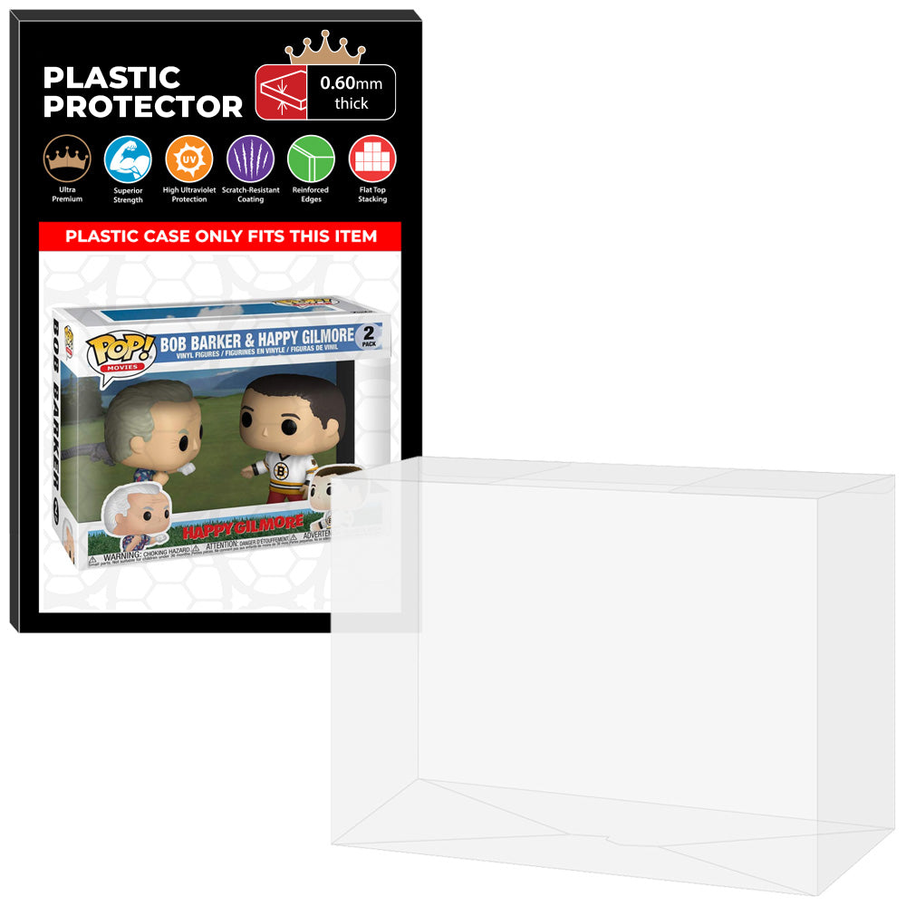 Pop Protector for 2 Pack Bob Barker & Happy Gilmore Funko Pop