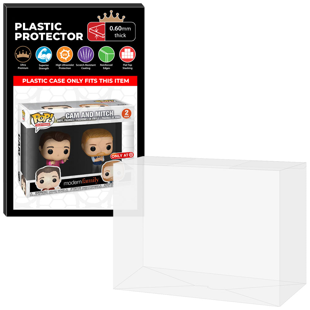 Pop Protector for 2 Pack Cam & Mitch Funko Pop