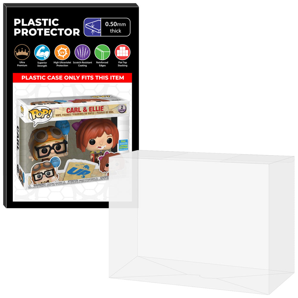 Pop Protector for 2 Pack Carl & Ellie Balloon SDCC Funko Pop on The Protector Guide App by Display Geek