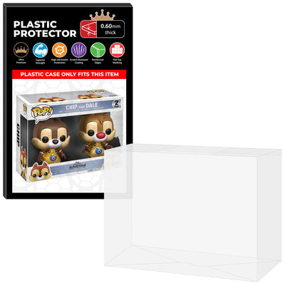 Pop Protector for 2 Pack Chip & Dale Funko Pop