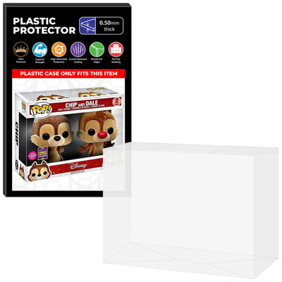 Pop Protector for 2 Pack Chip & Dale Flocked SDCC Funko Pop on The Protector Guide App by Display Geek