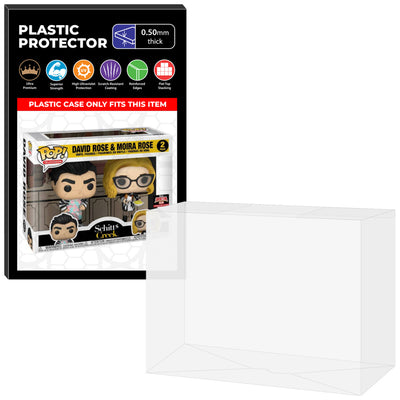 Pop Protector for 2 Pack David Rose & Moira Rose Cooking Funko Pop on The Protector Guide App by Display Geek