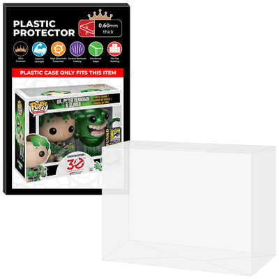 Pop Protector for 2 Pack Dr. Peter Venkman & Slimer Metallic SDCC Funko Pop