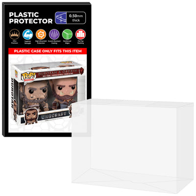 Pop Protector for 2 Pack Durotan & Orgrim Funko Pop on The Protector Guide App by Display Geek