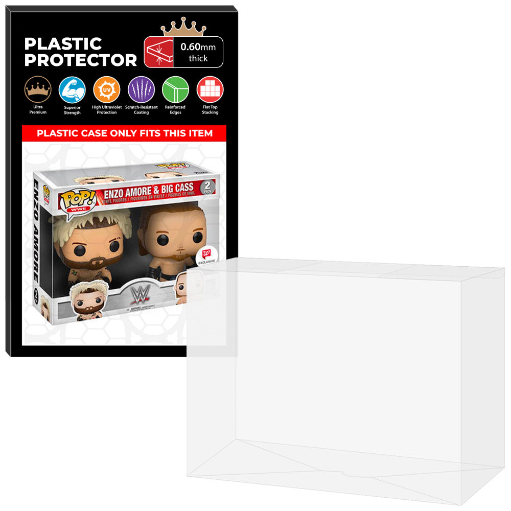 Pop Protector for 2 Pack Enzo Amore & Big Cass Funko Pop