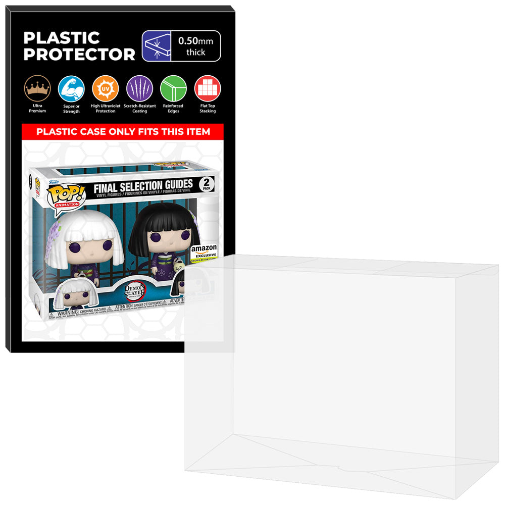 Pop Protector for 2 Pack Demon Slayer Final Selection Guides Glow Funko Pop on The Protector Guide App by Display Geek