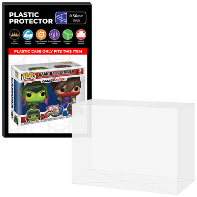 Pop Protector for 2 Pack Gamora vs Strider Funko Pop on The Protector Guide App by Display Geek