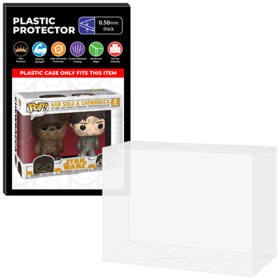 Pop Protector for 2 Pack Han Solo & Chewbacca Funko Pop