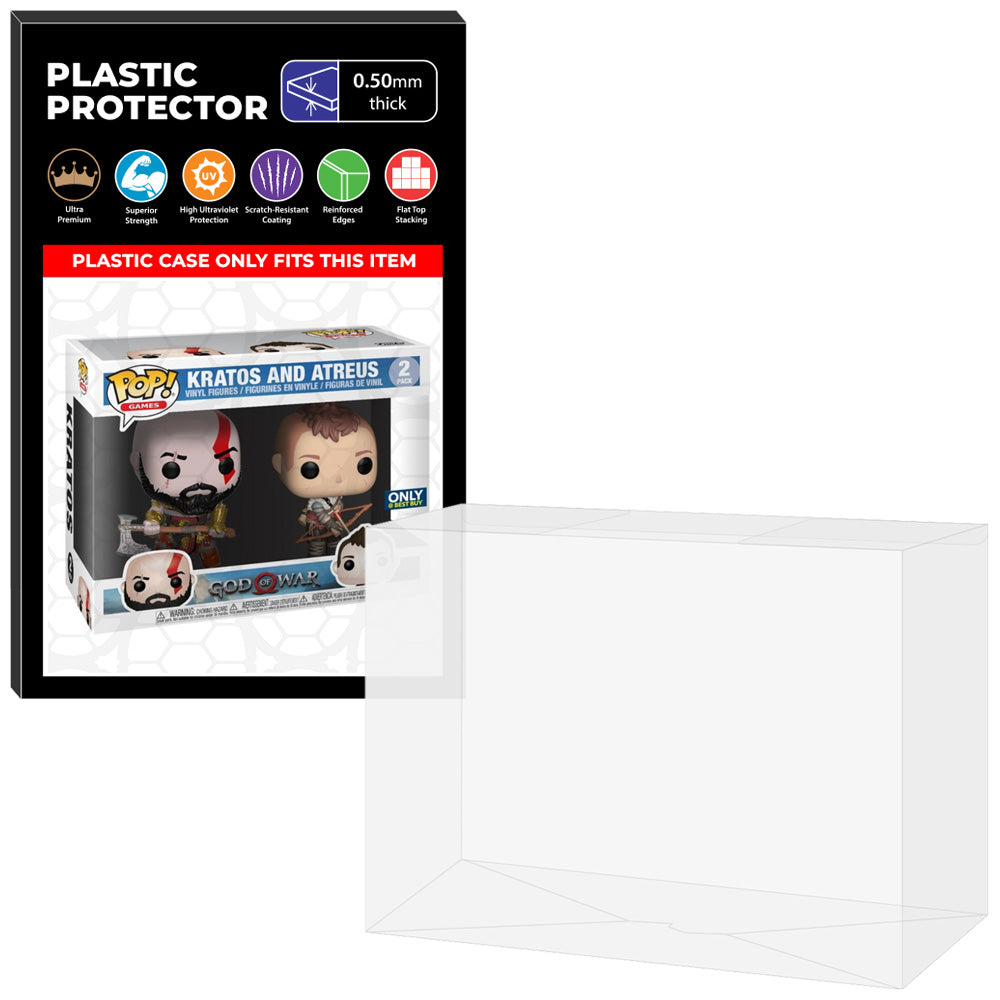 Pop Protector for 2 Pack Kratos & Atreus Funko Pop