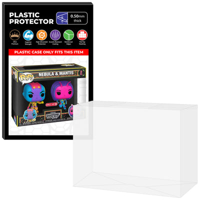 Pop Protector for 2 Pack Nebula & Mantis Blacklight Funko Pop