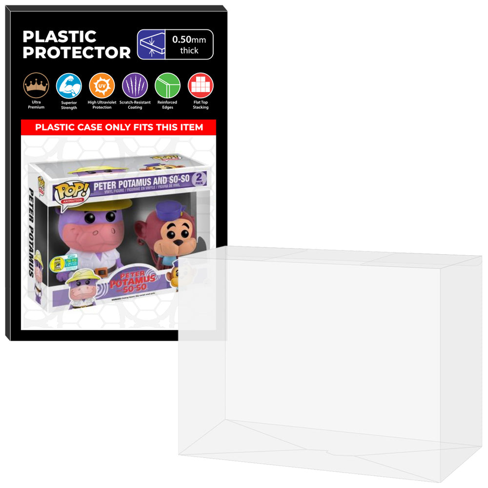 Pop Protector for 2 Pack Peter Potamus and So-So SDCC Funko Pop