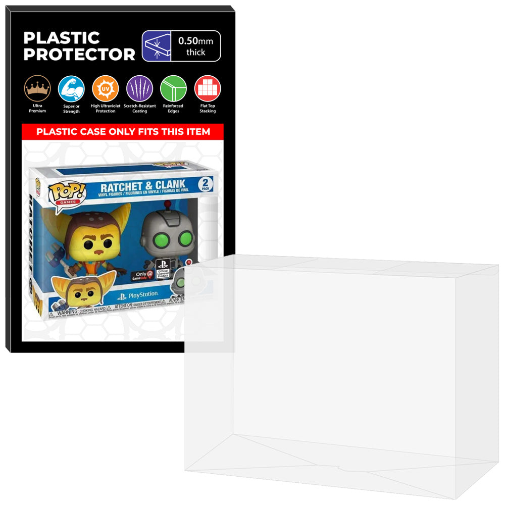 Pop Protector for 2 Pack Ratchet & Clank Funko Pop