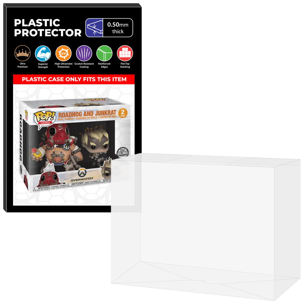 Pop Protector for 2 Pack Roadhog & Junkrat SDCC Funko Pop on The Protector Guide App by Display Geek