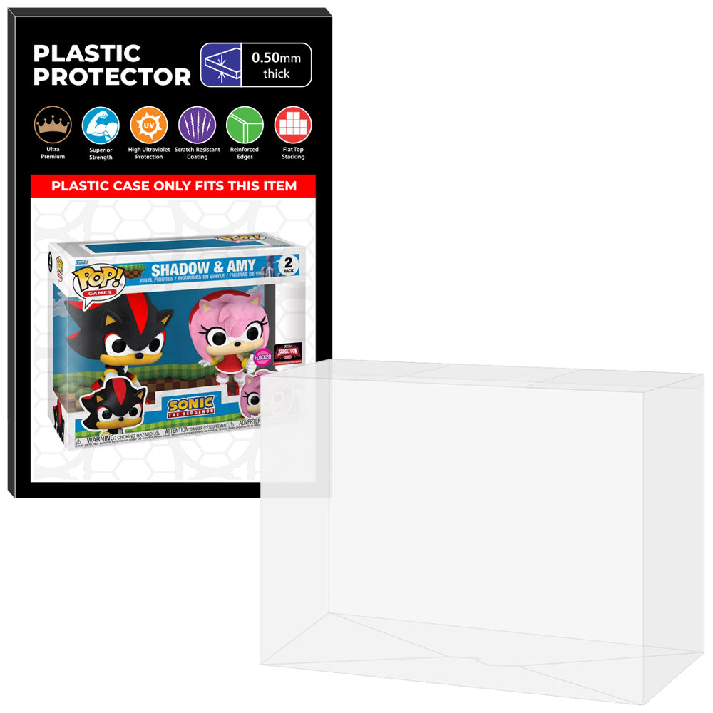 Pop Protector for 2 Pack Shadow & Amy Funko Pop