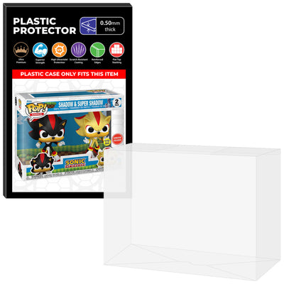 Pop Protector for 2 Pack Shadow & Super Shadow Glow Funko Pop