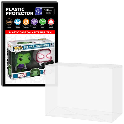 Pop Protector for 2 Pack She-Hulk & Spider-Gwen Funko Pop