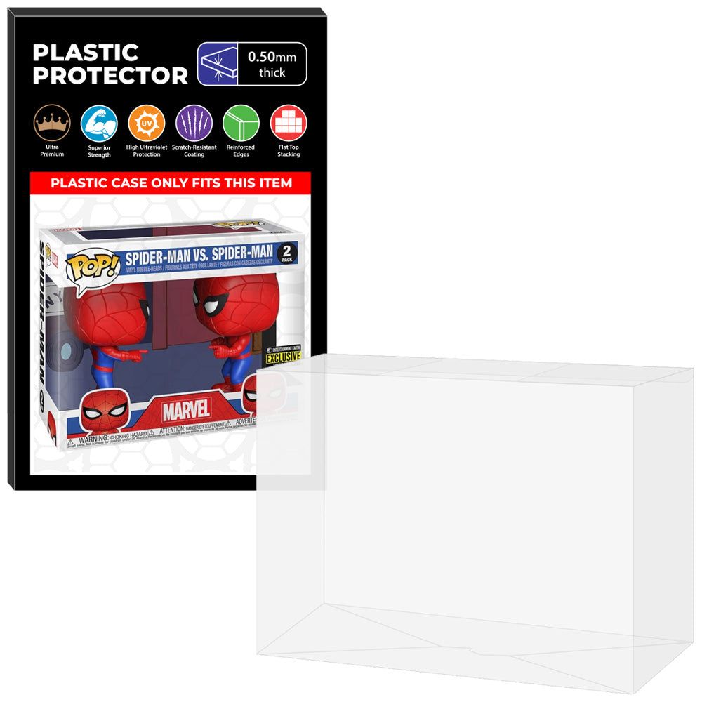 Pop Protector for 2 Pack Iron Man & Spider-Man Homecoming Funko Pop